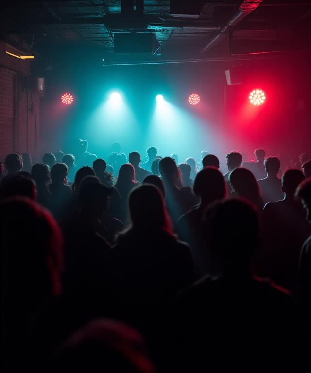 Intimate underground club night featuring bass music in Austin